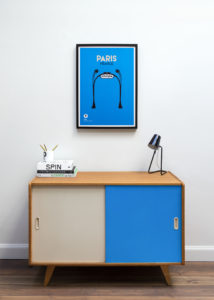 Poster Paris Cabinet