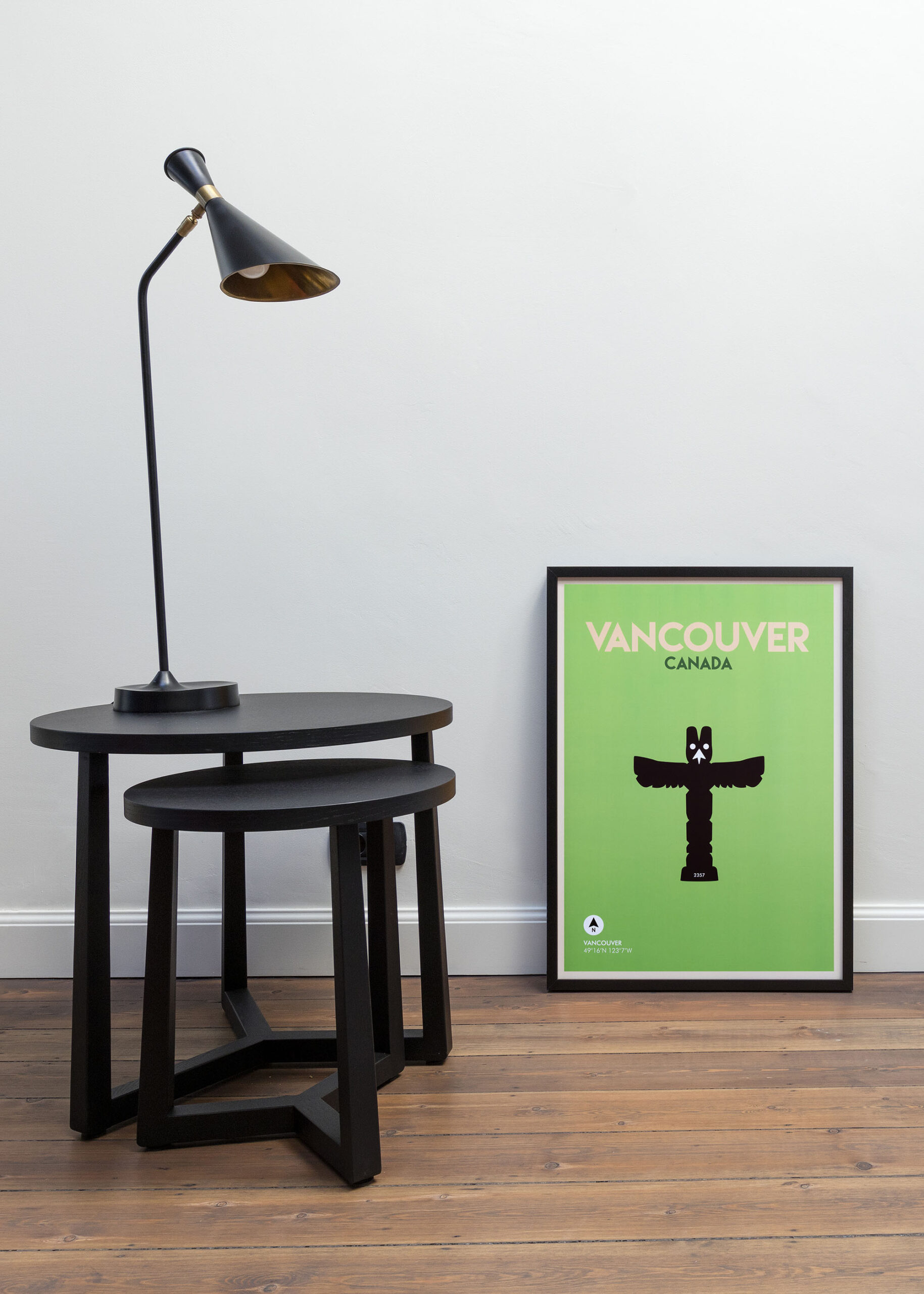 Poster Vancouver Table Lamp Front
